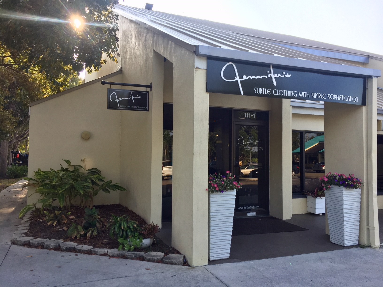 jennifer new store exterior Jennifer's Subtle Clothing with Simple