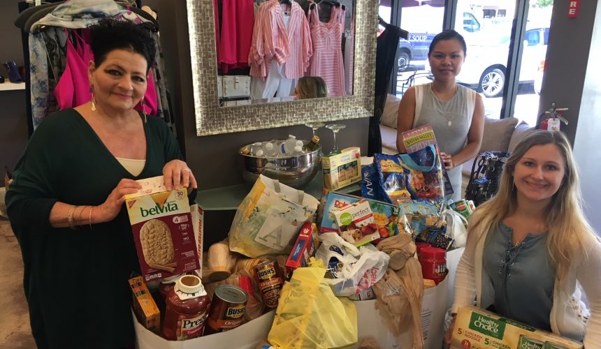 Jennifer’s Boutique Collects 1,000 Pounds of Food for Community Cooperative Jennifer’s Boutique Collects 1,000 Pounds of Food for Community Cooperative