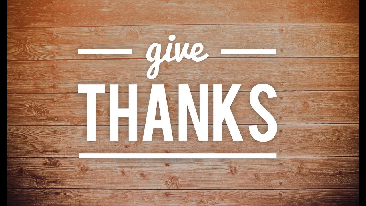 Giving Thanks Giving Thanks