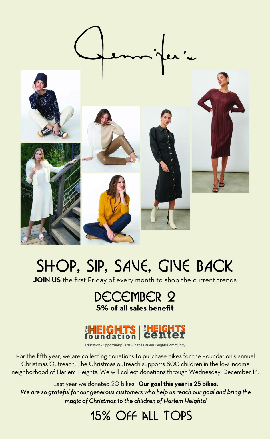 December Fashion Forward Friday Benefits The Heights Foundation